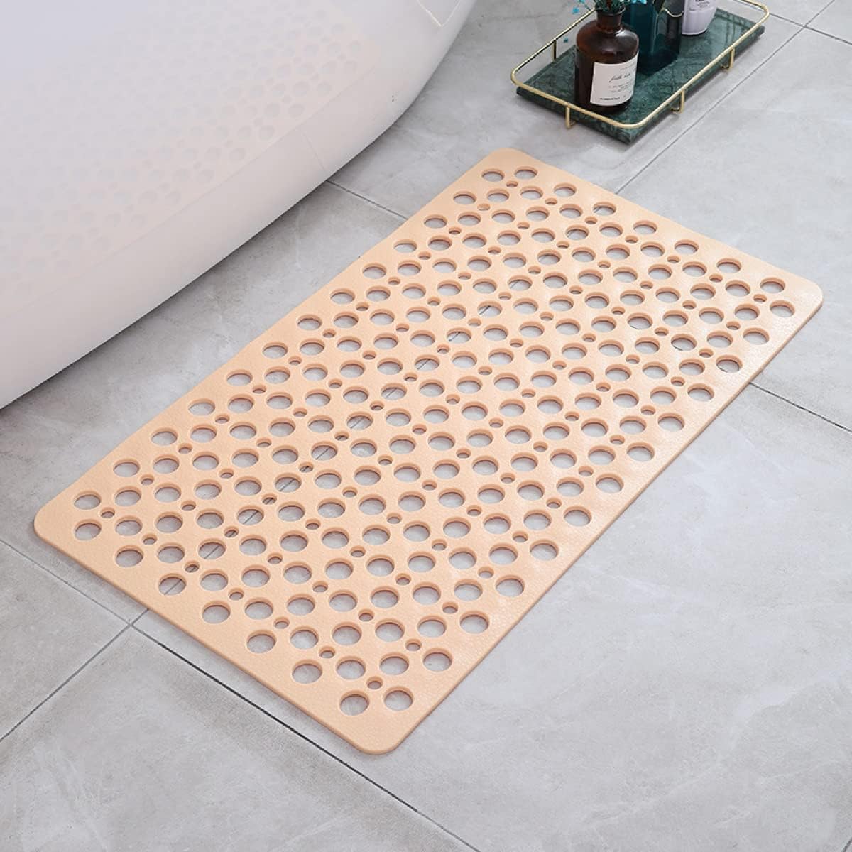 Tapis de Douche Antidérapant avec Drainage Rapide