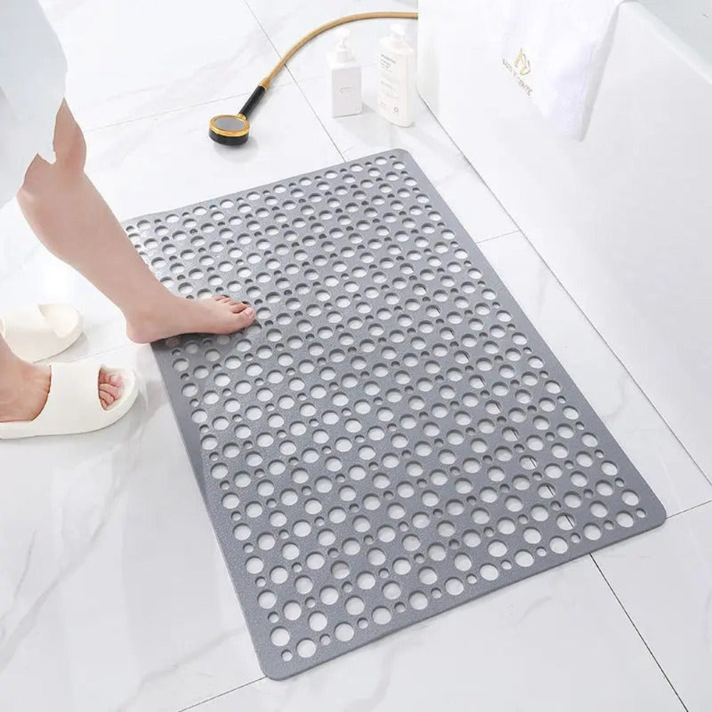 Tapis de Douche Antidérapant avec Drainage Rapide