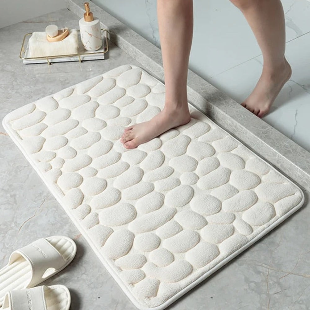 Tapis de Bain Ultra-Doux – Absorption Rapide et Confort Luxueux CloudStep