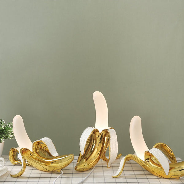 Lampes de Table Banana Lights – Élégance Art Déco et Touche Ludique