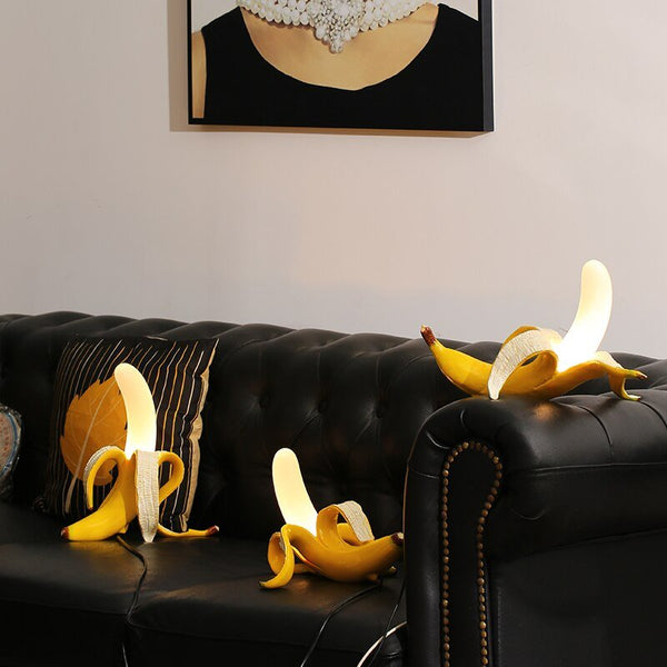 Lampes de Table Banana Lights – Élégance Art Déco et Touche Ludique