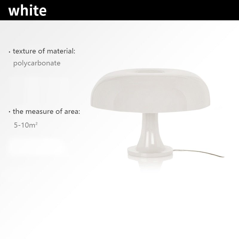 Lampe de Table | Design Italien Champignon LED - Élégante et Unique