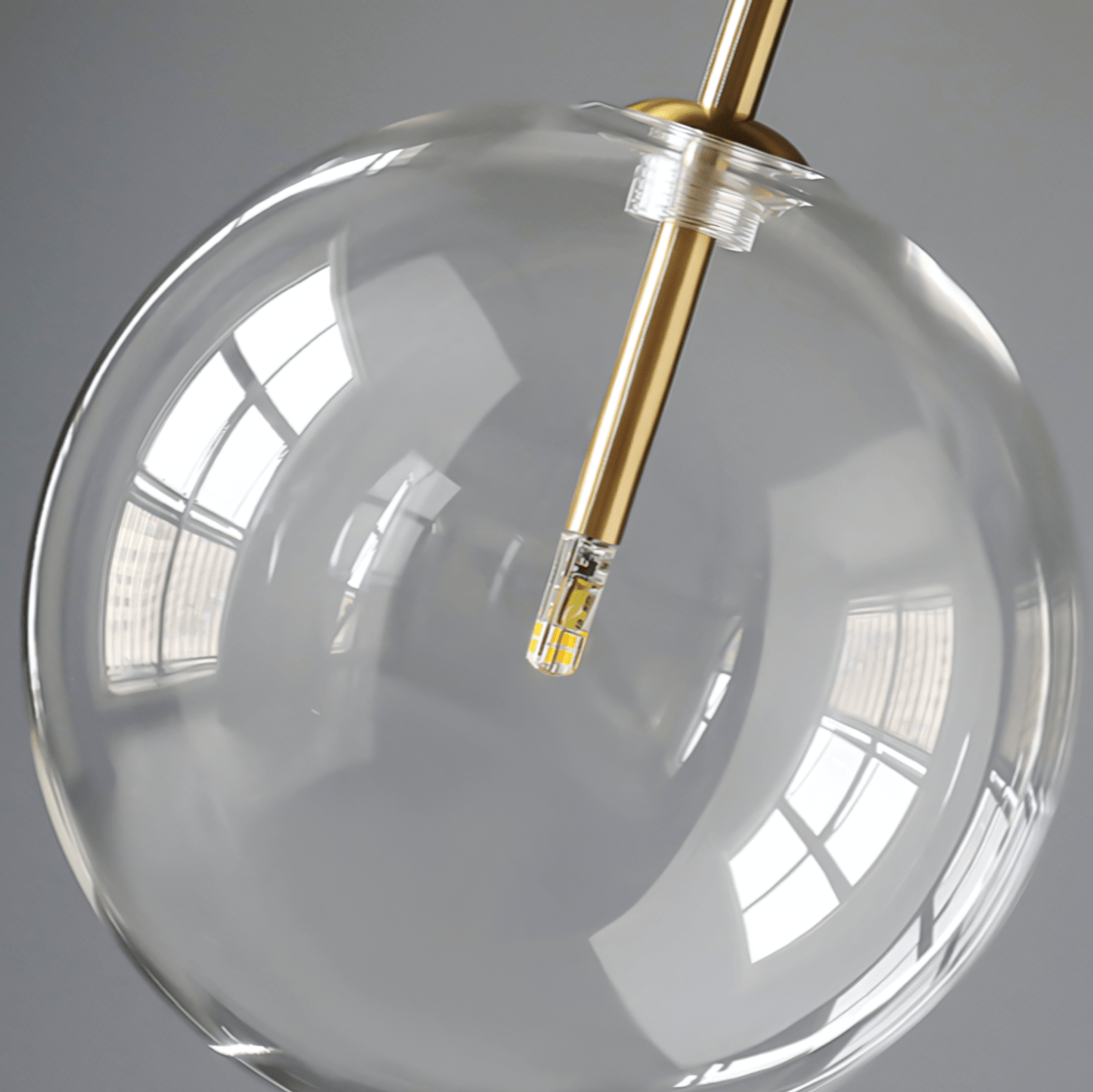 Jasper Collection - Suspension Moderne en Verre et Métal