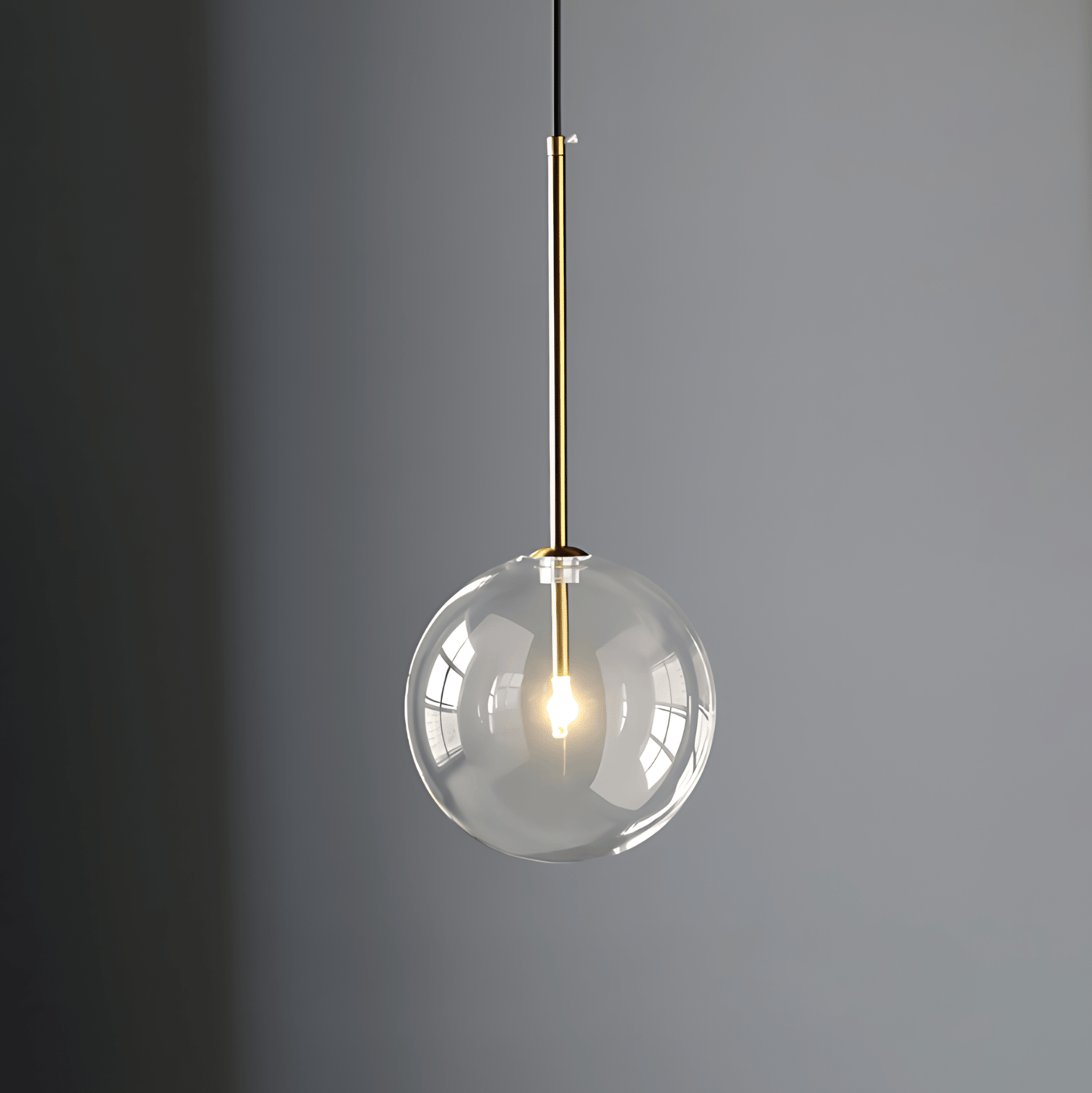 Jasper Collection - Suspension Moderne en Verre et Métal