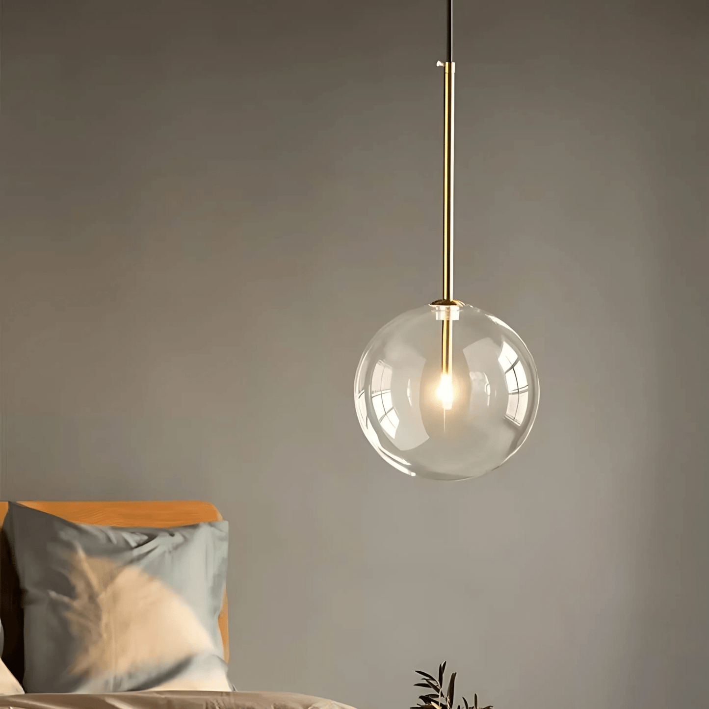 Jasper Collection - Suspension Moderne en Verre et Métal