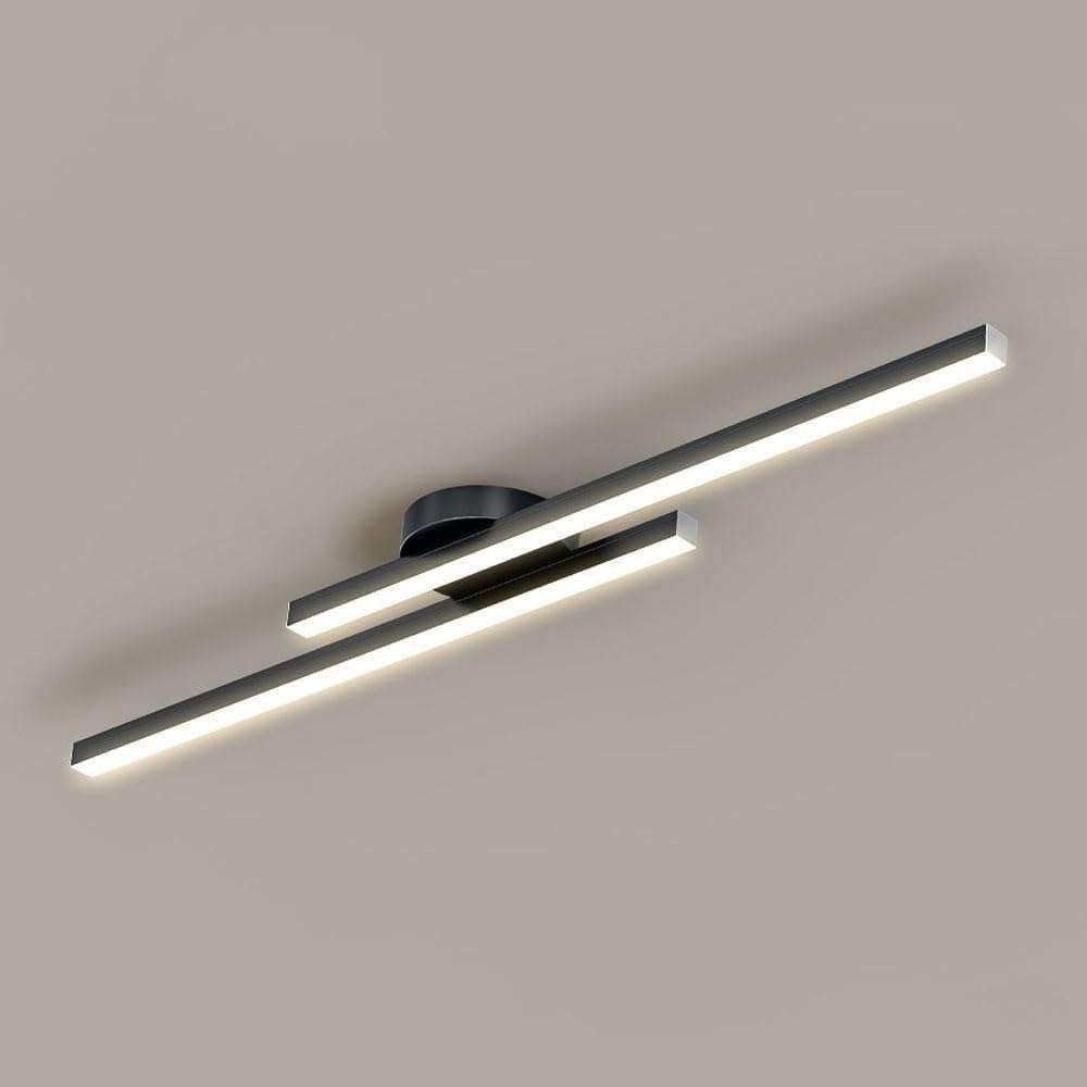 Plafonnier LED Moderne Aluminium Barre Semi-Encastré