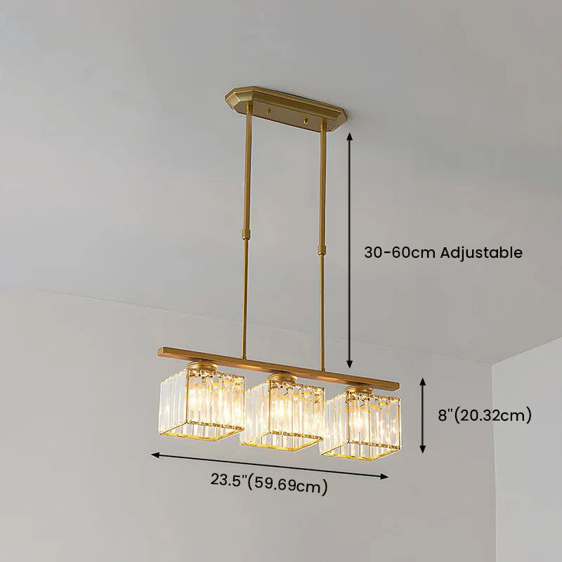 Lampes Suspendues Nordic | Designer à Multi-Têtes en Verre pour Îlot