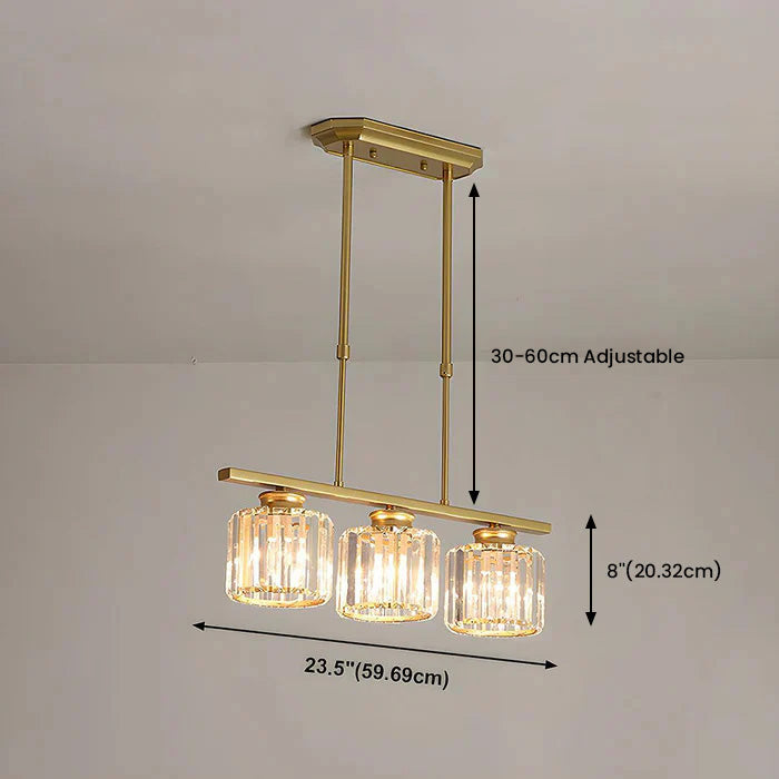 Lampes Suspendues Nordic | Designer à Multi-Têtes en Verre pour Îlot