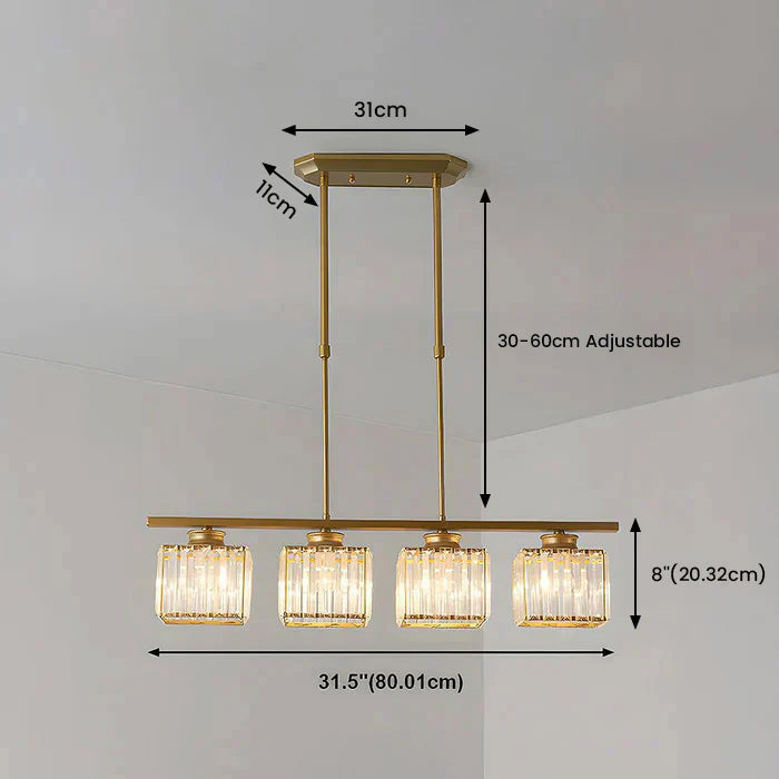 Lampes Suspendues Nordic | Designer à Multi-Têtes en Verre pour Îlot
