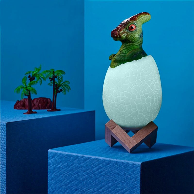 Lampe de Chevet Dinosaure Enfant – Veilleuse Œuf LED Multicolore avec Télécommande