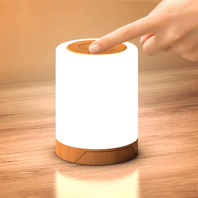 Lampe de Chevet Tactile LED Sans Fil – 6 Couleurs RGB Rechargeable