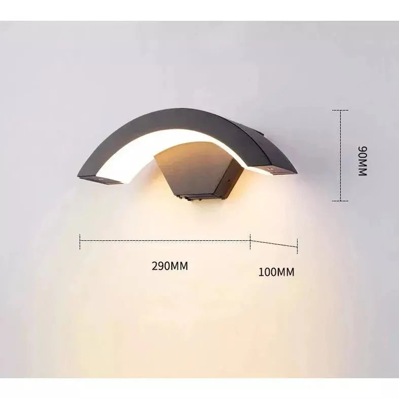 Applique Extérieure Détecteur Mouvement, LED 18W IP65