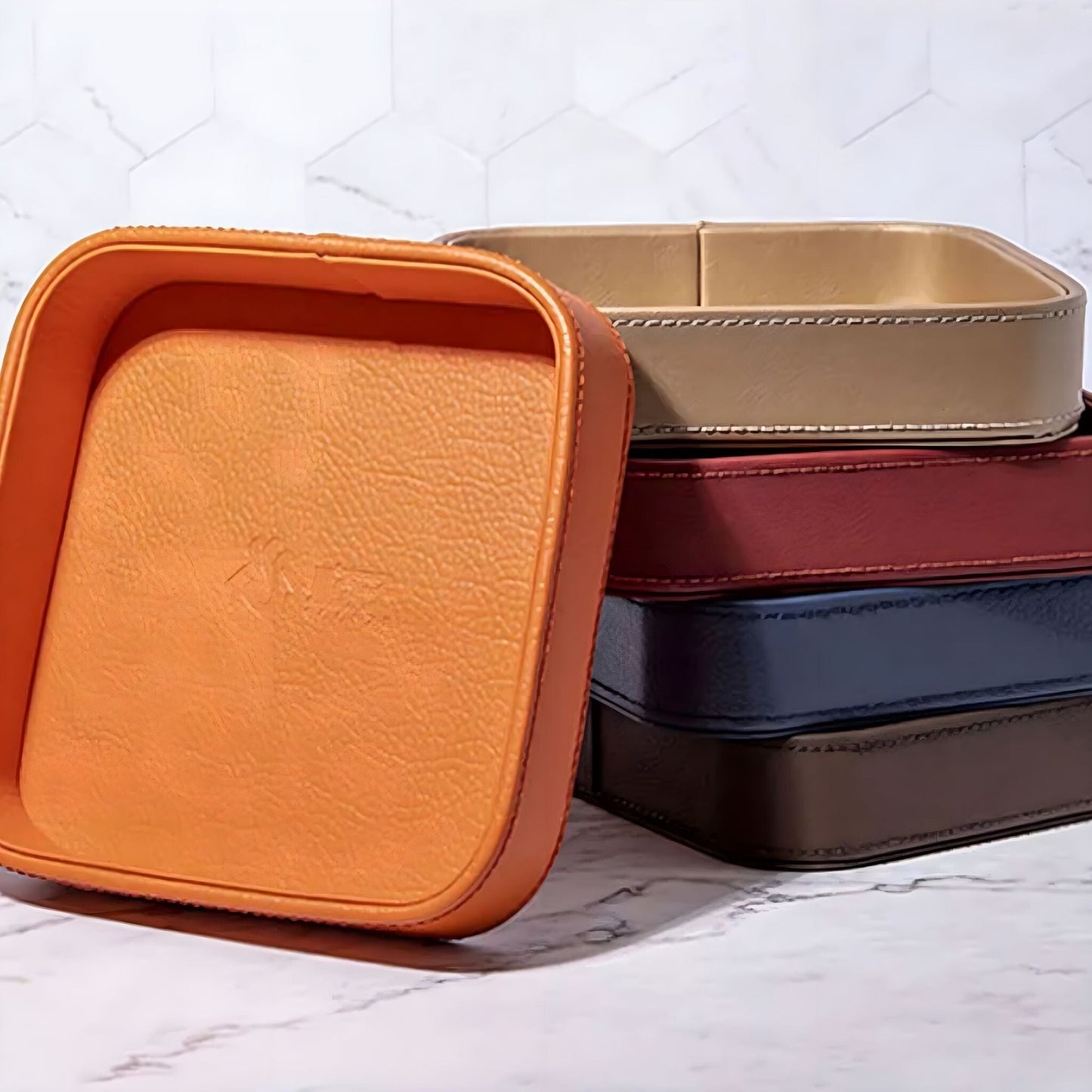 Organiseur Élégant en Cuir Luxe – Raffinement et Fonctionnalité au Quotidien