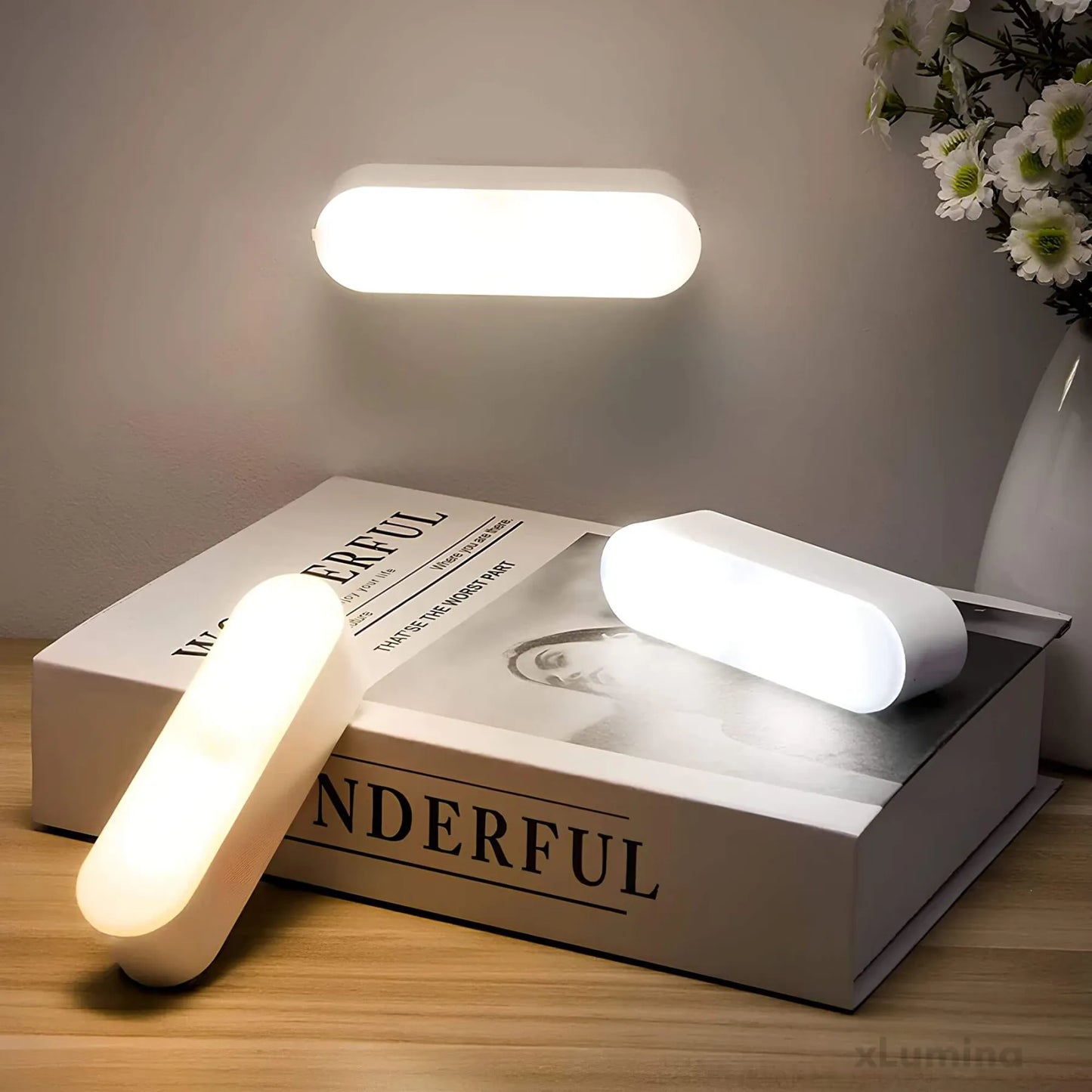 LED Motion – Lampe Murale Sans Fil à Détecteur de Mouvement et Recharge USB