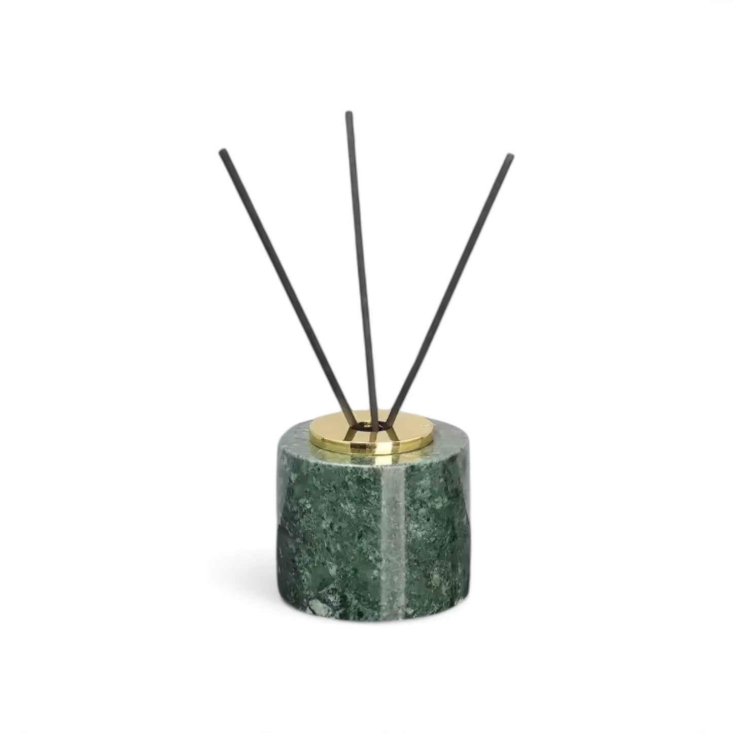 Ensemble d'Accessoires de Salle de Bain en Marbre Vert Émeraude – Élégance Naturelle et Raffinée