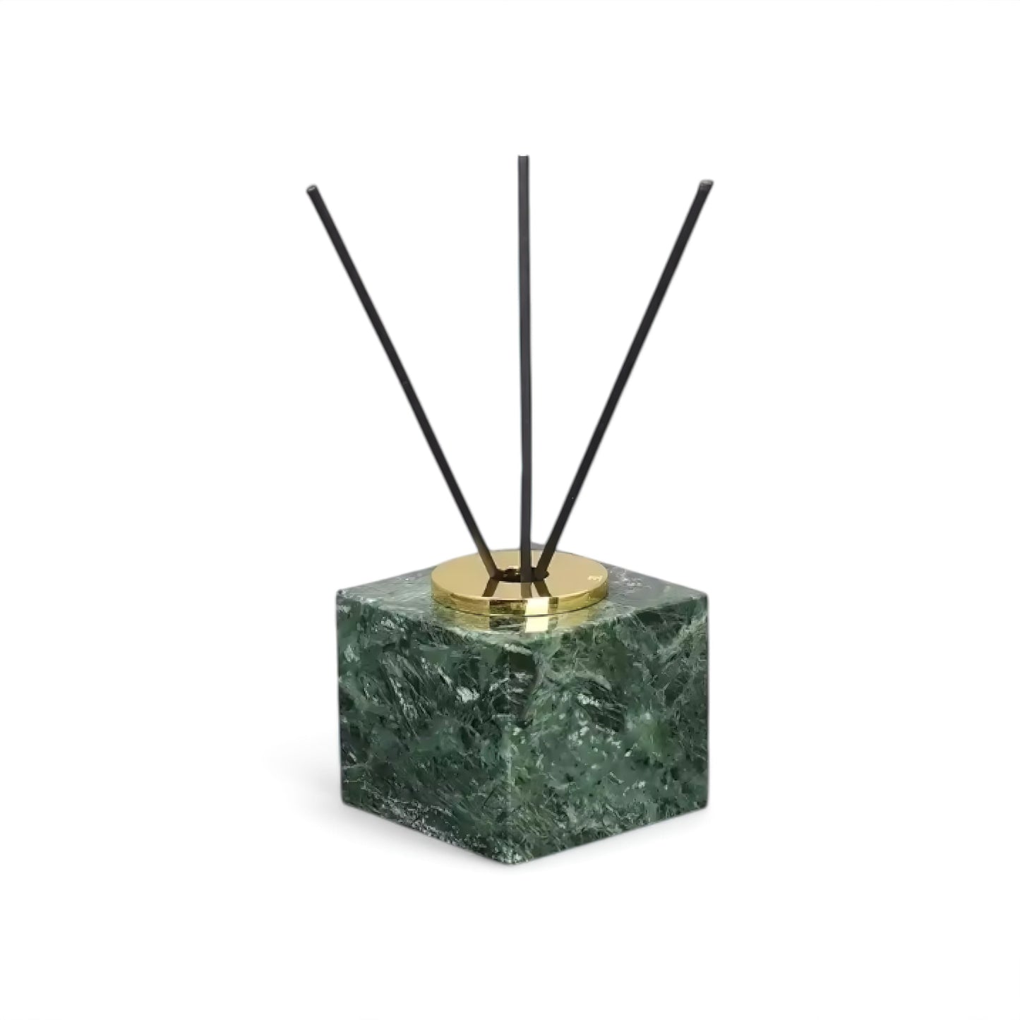 Ensemble d'Accessoires de Salle de Bain en Marbre Vert Émeraude – Élégance Naturelle et Raffinée