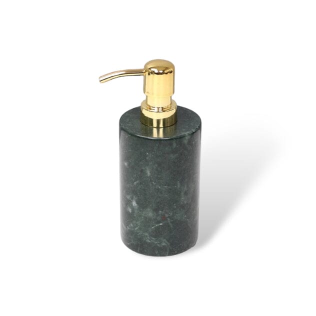 Ensemble d'Accessoires de Salle de Bain en Marbre Vert Émeraude – Élégance Naturelle et Raffinée