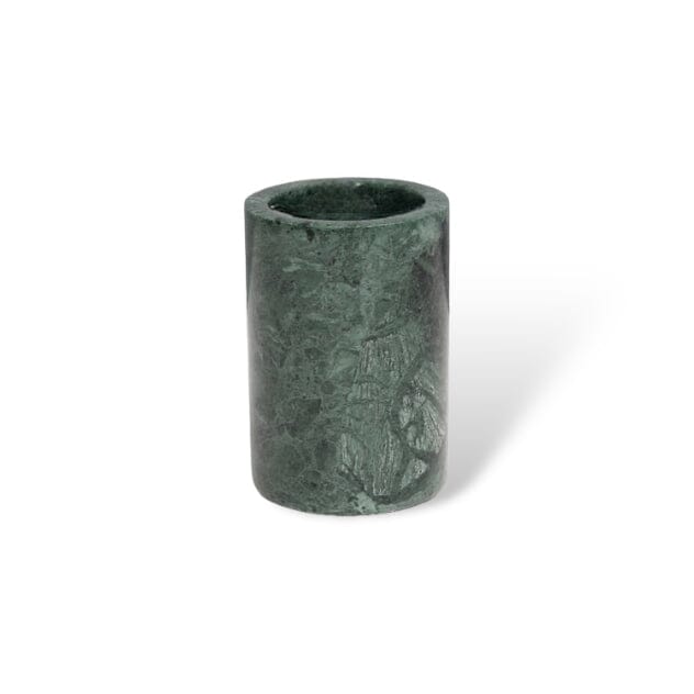 Ensemble d'Accessoires de Salle de Bain en Marbre Vert Émeraude – Élégance Naturelle et Raffinée