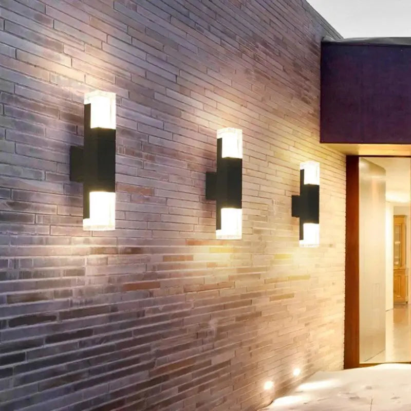 Applique Murale Extérieure LED Noire IP65