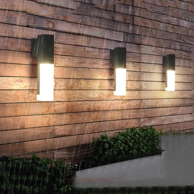 Applique Murale Extérieure LED Noire IP65