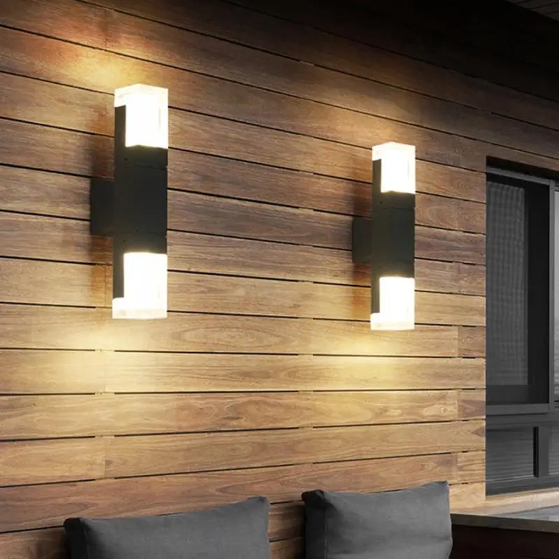 Applique Murale Extérieure LED Noire IP65