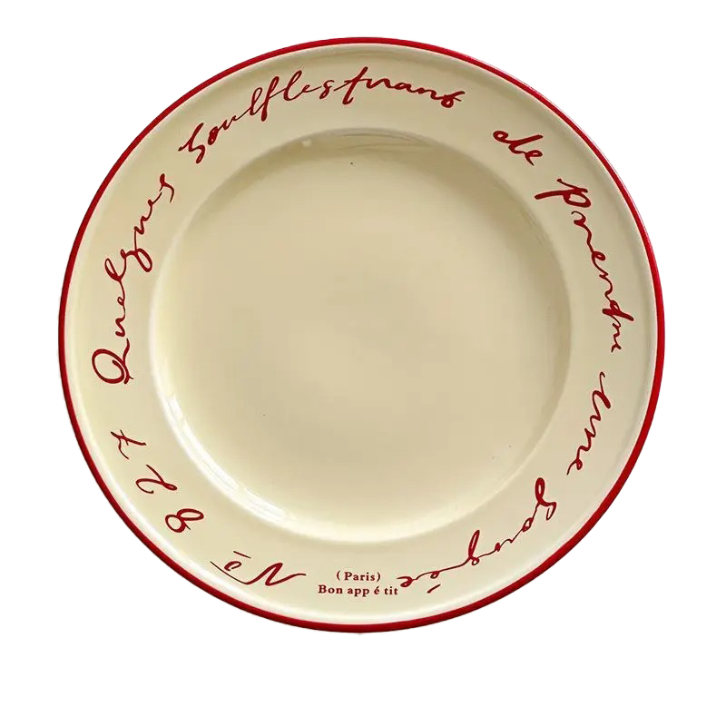 Assiette Josephine Pastel, Style Français Déco