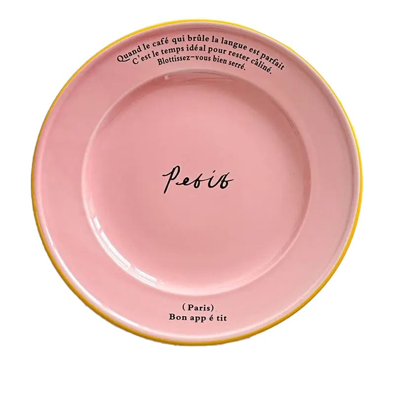 Assiette Josephine Pastel, Style Français Déco