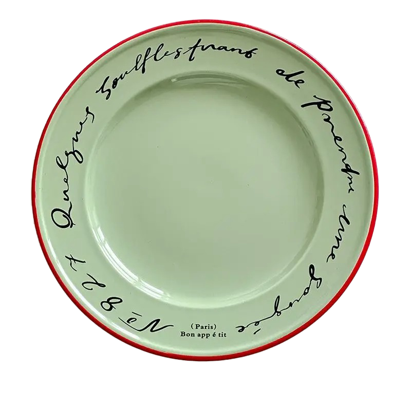 Assiette Josephine Pastel, Style Français Déco