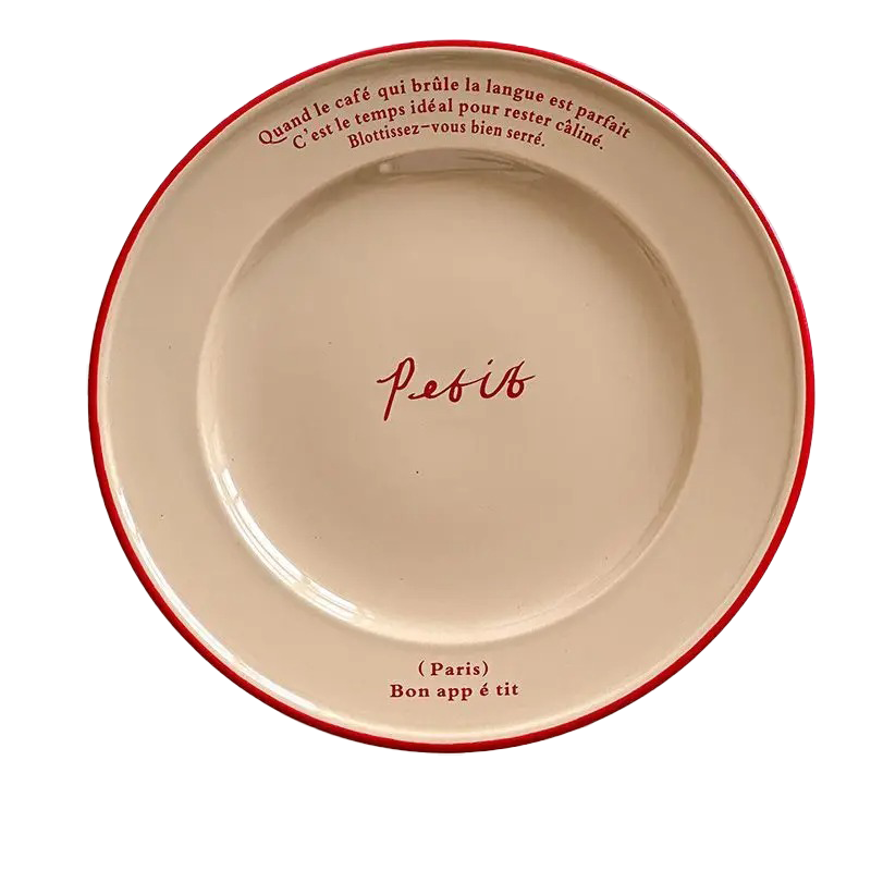 Assiette Josephine Pastel, Style Français Déco