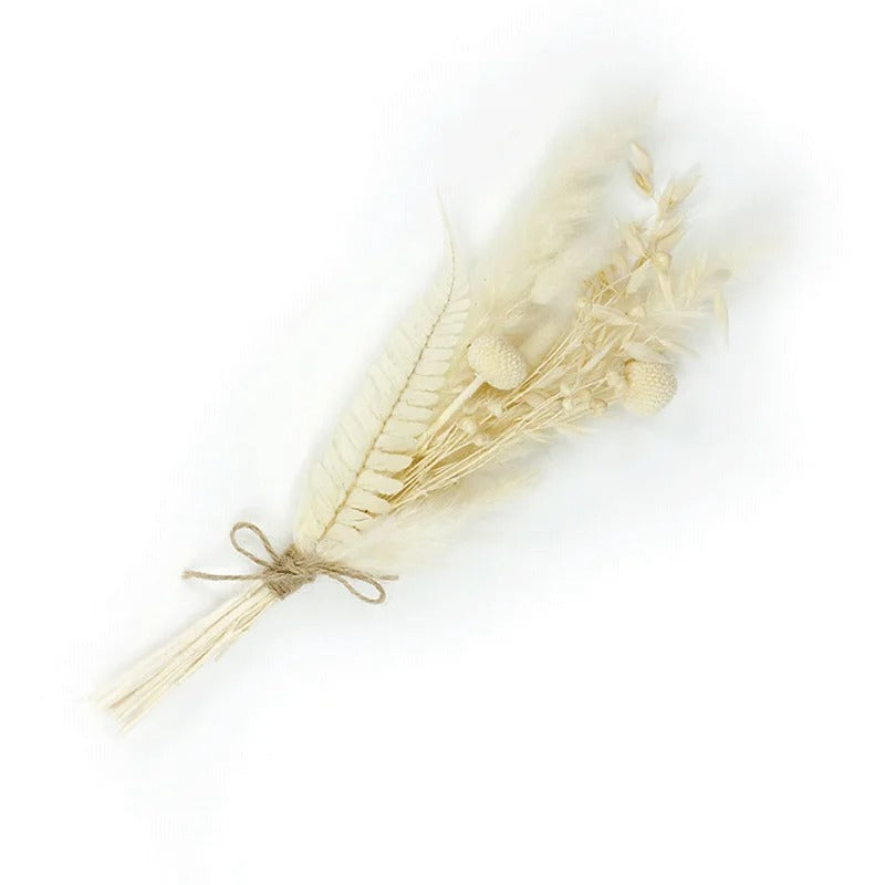 Bouquet Artificiel Herbes Séchées, 30cm, Style Bohème