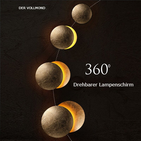 Applique Murale Éclipse LED, Disques Pivotants, 360°