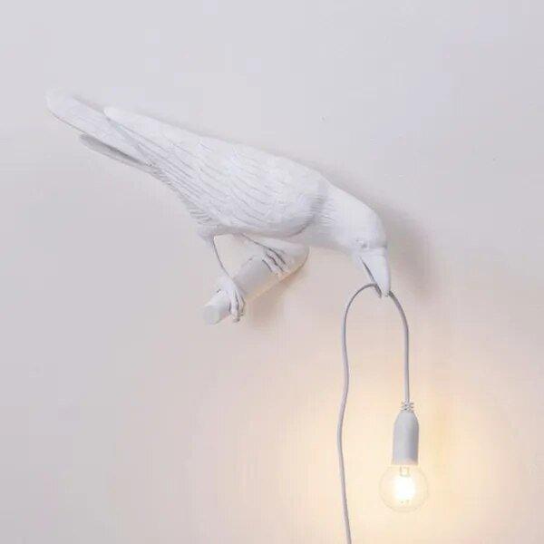 Lampe Oiseau Corbeau – Éclairage Décoratif Original pour Intérieur Moderne