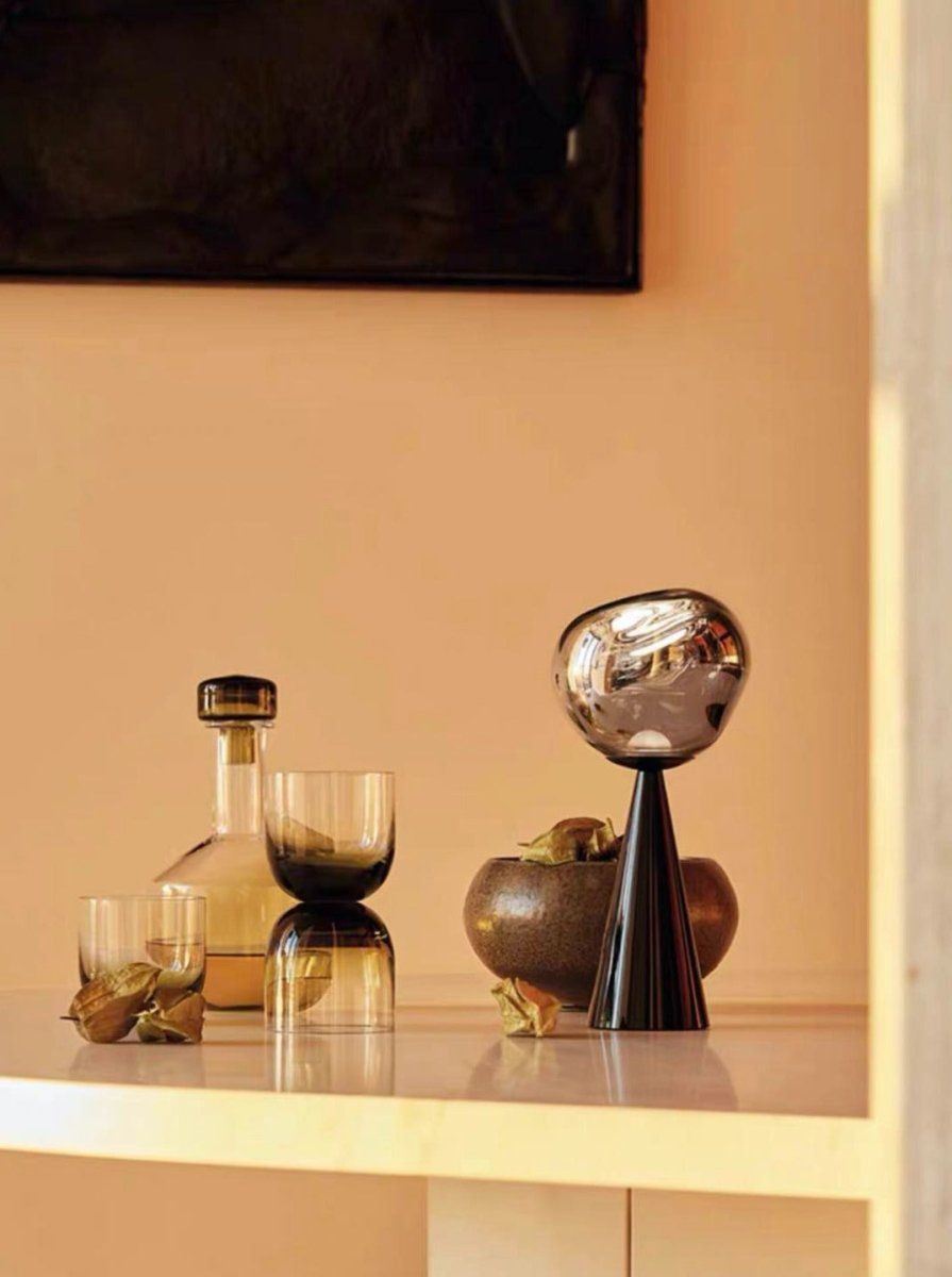 Lampe LED Portable Fondue, Dimmable, Nordic Design