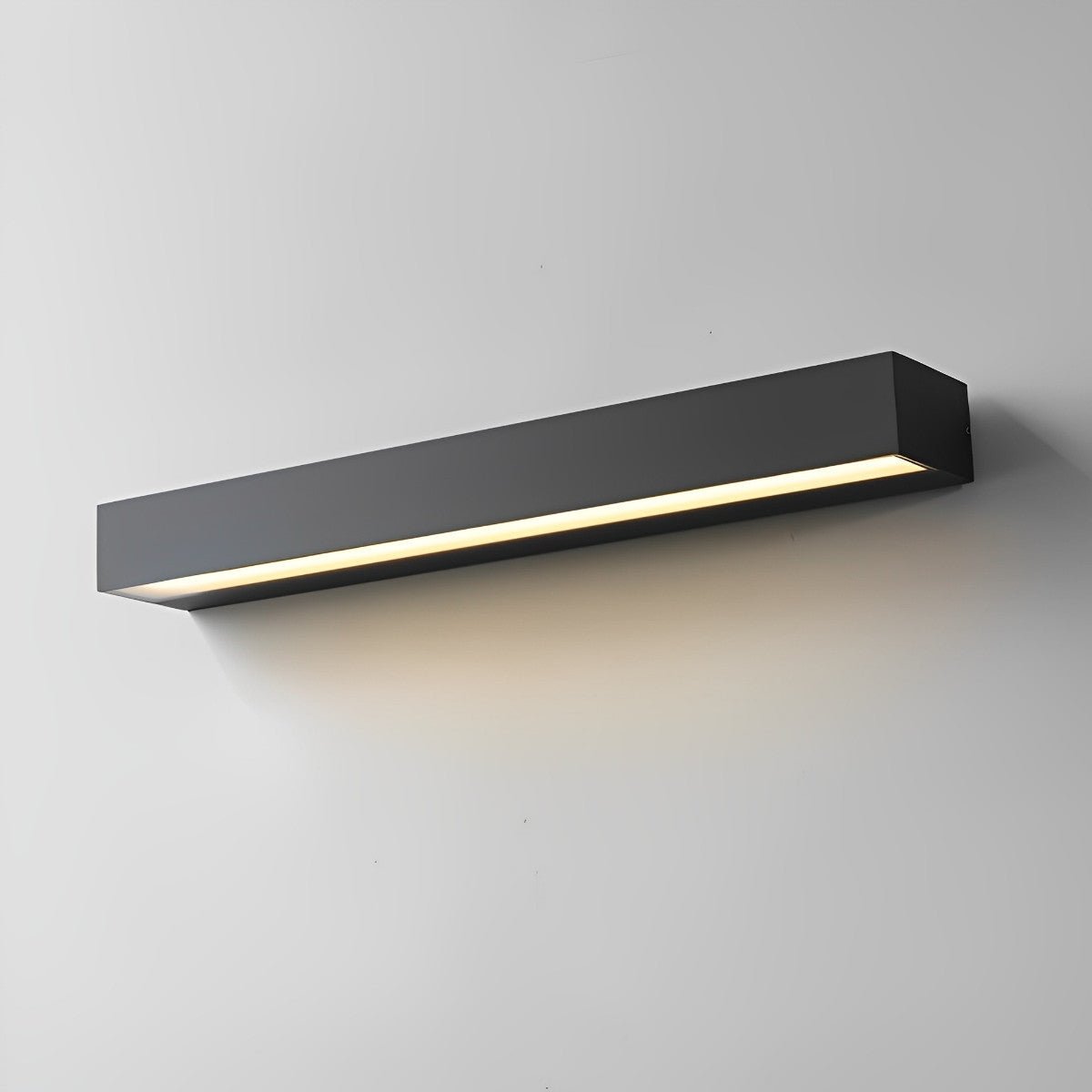 Applique Murale Extérieure LED Noire – Design Minimaliste Étanche