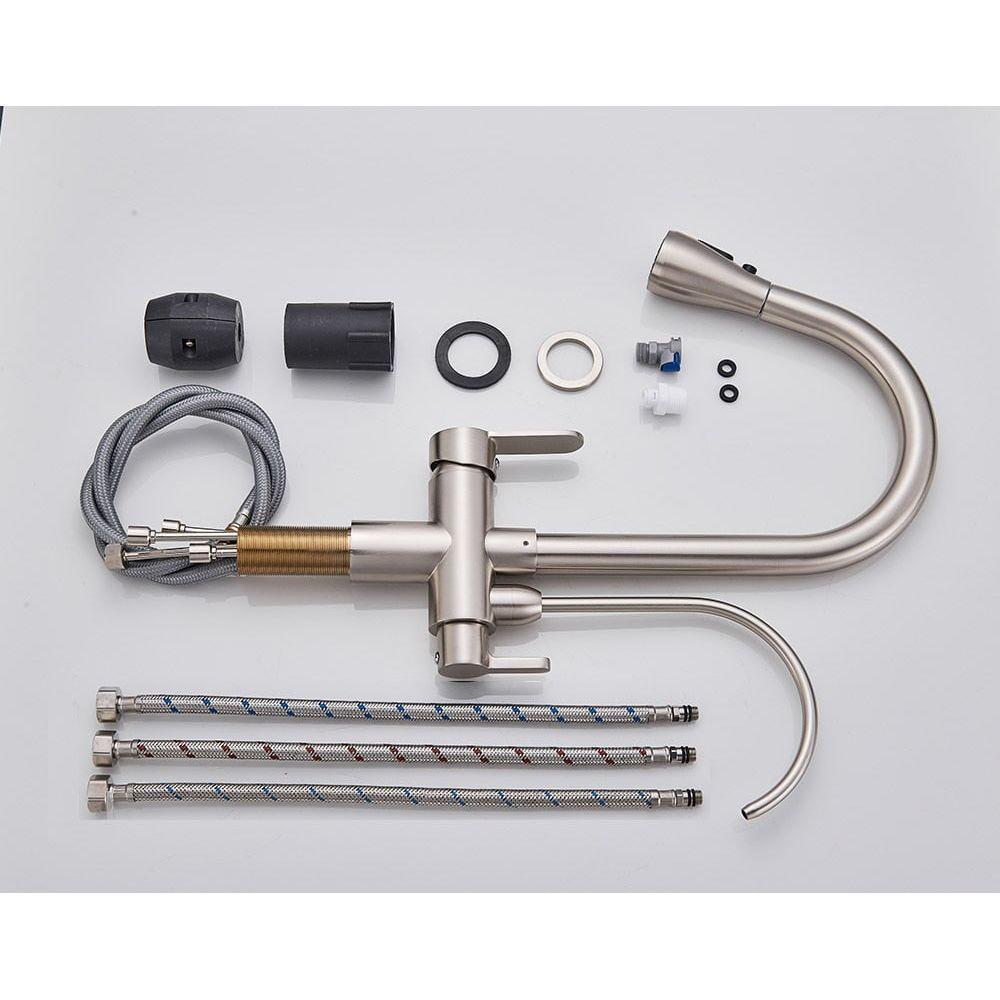 Mitigeur Cuisine 3 Voies, Douchette Extractible, 41cm