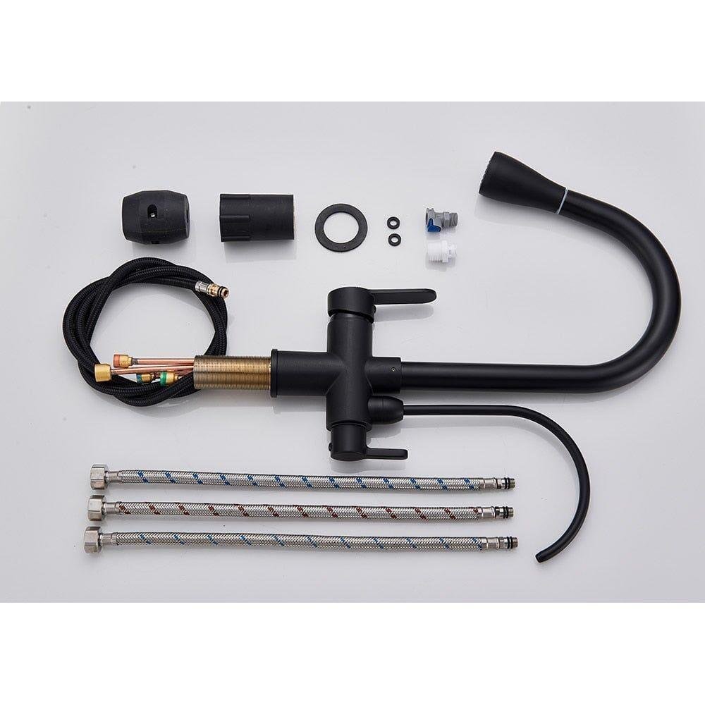 Mitigeur Cuisine 3 Voies, Douchette Extractible, 41cm