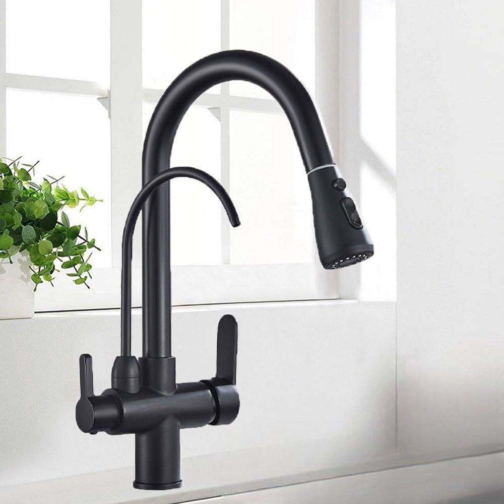 Mitigeur Cuisine 3 Voies, Douchette Extractible, 41cm