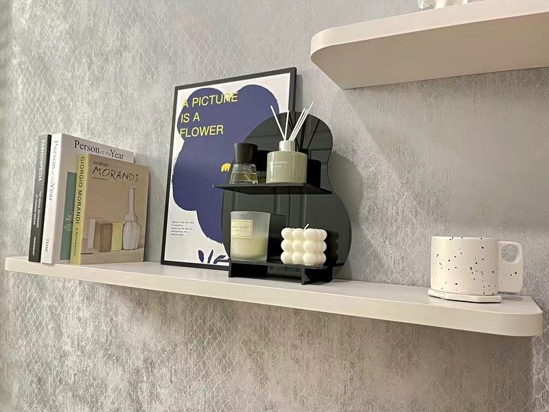 Étagère Debout Acrylique Moderne, Forme Organique
