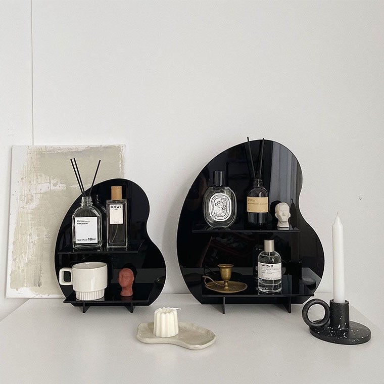 Étagère Debout Acrylique Moderne, Forme Organique