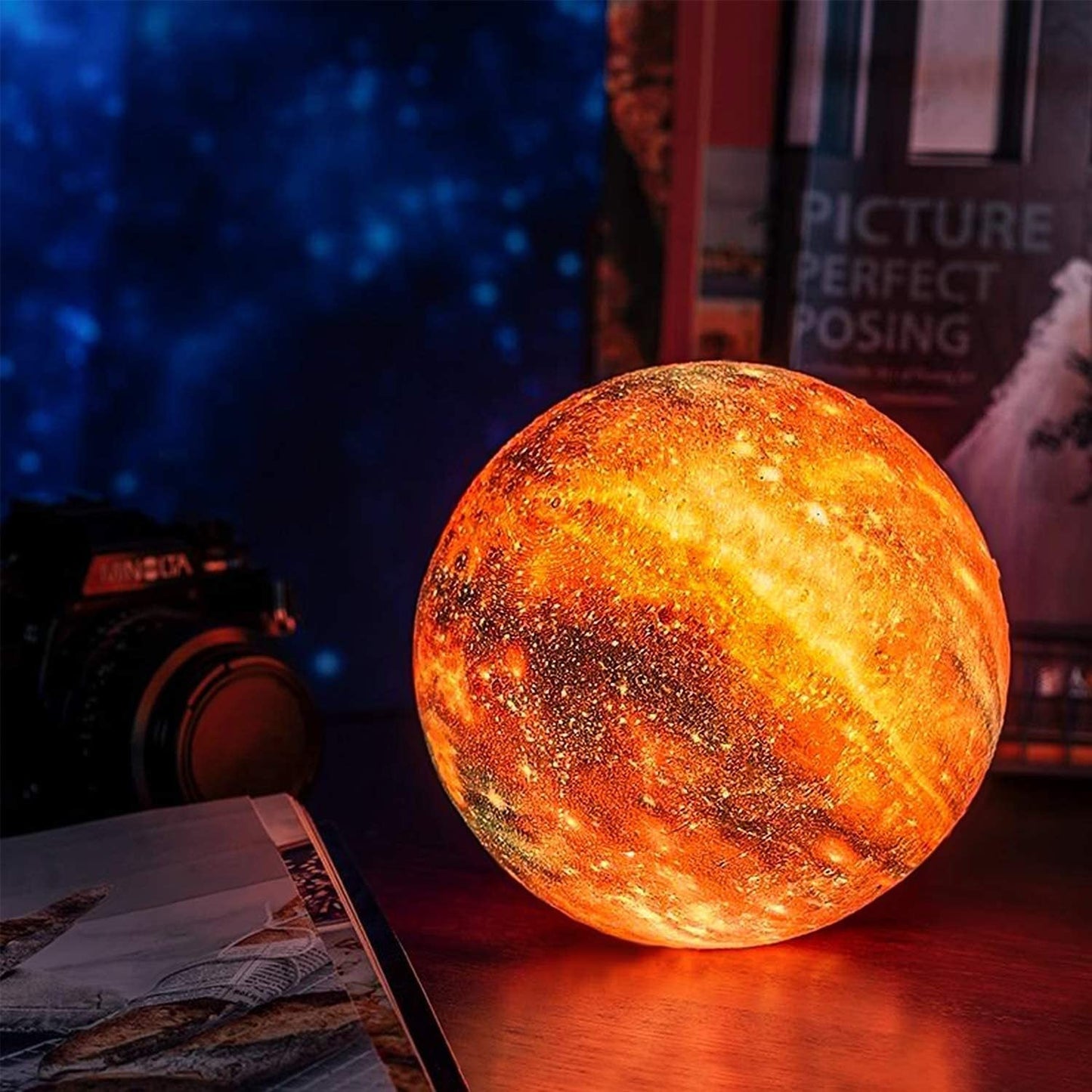 Galaxy Moon Lamp | Lampe Lune Galaxie