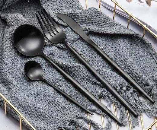 Luxus – Ensemble de Couverts Élégant en Acier Inoxydable
