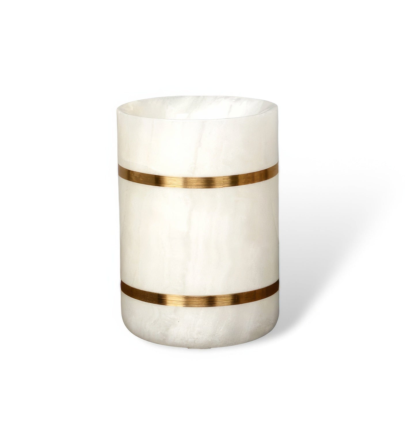 Collection d’Accessoires de Salle de Bain en Marbre Blanc Naturel – Élégance et Fonction au Quotidien