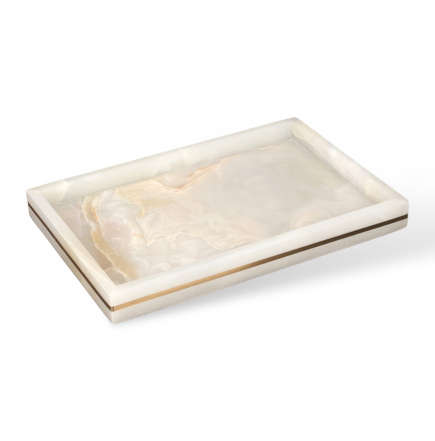 Collection d’Accessoires de Salle de Bain en Marbre Blanc Naturel – Élégance et Fonction au Quotidien