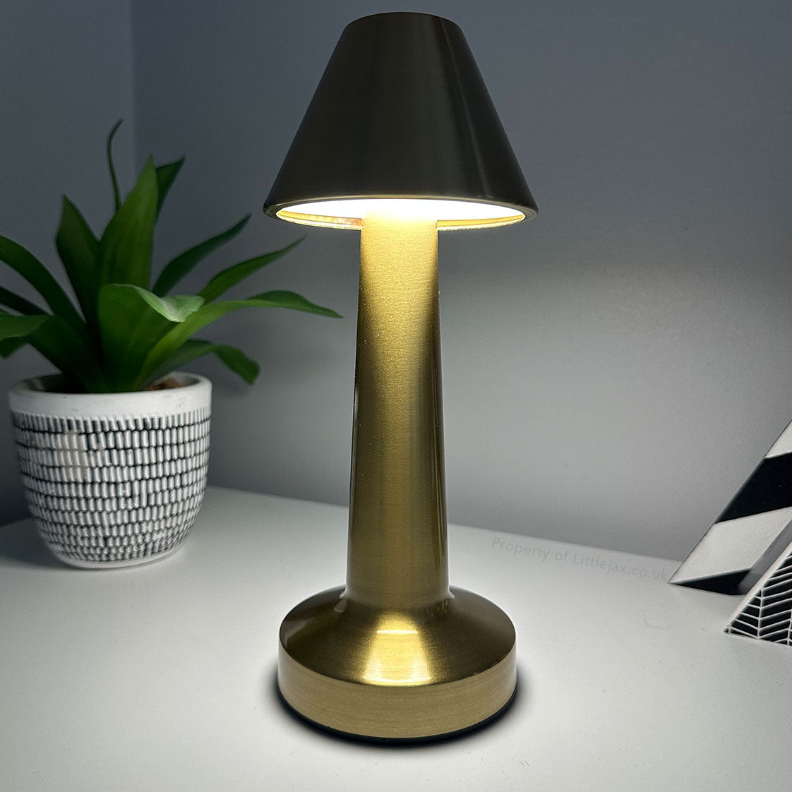 Lampe à poser moderne sans fil Ambient Oblique - Lampe de Table Moderne Sans Fil