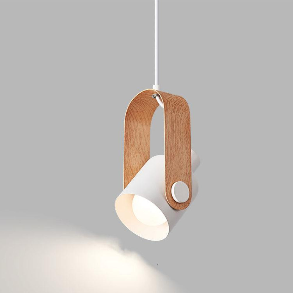 Spot Suspendu Scandinave | Bois et Métal