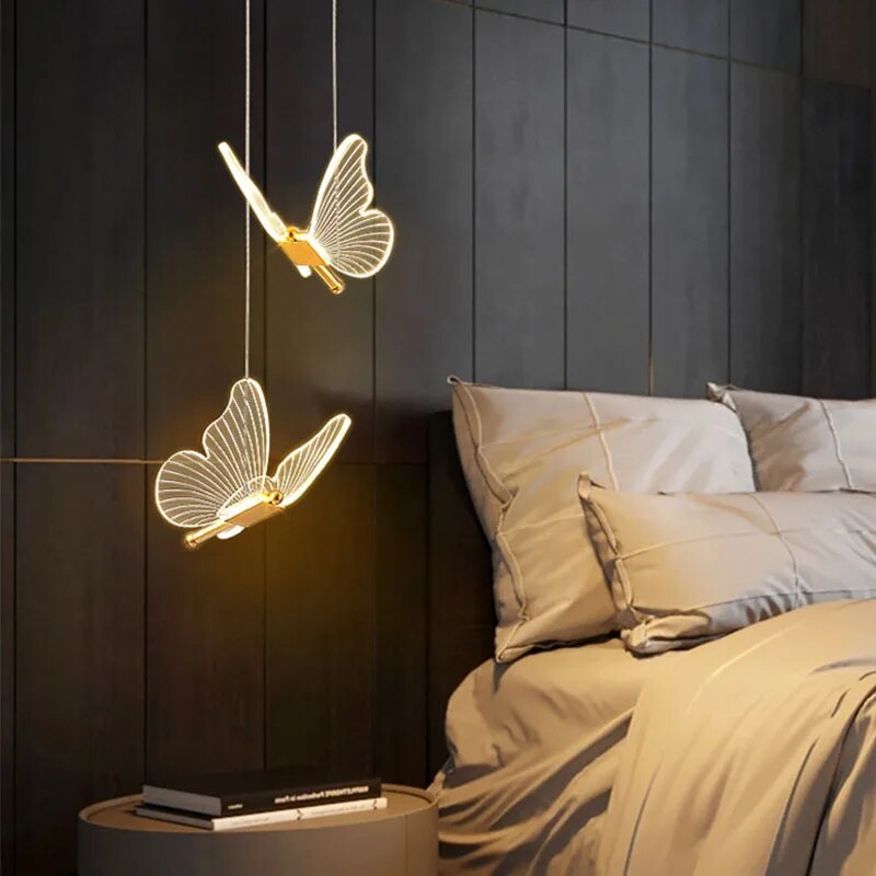 Lampe à suspendre en Forme de Papillon Apportez une Touche Magique à Votre Intérieur