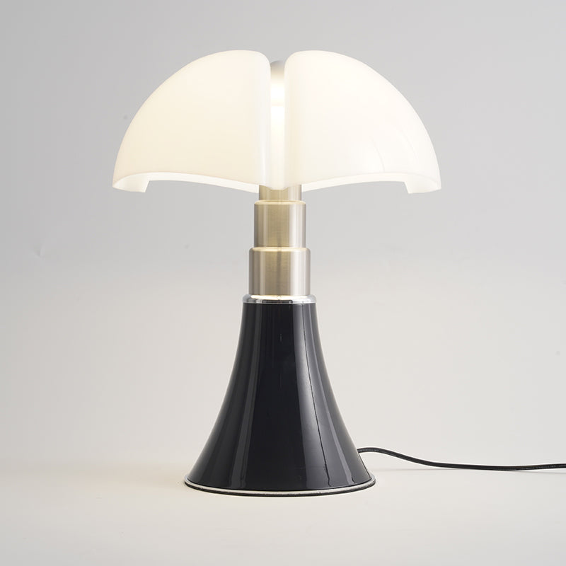 Lampe de Table LED, Design Champignon, Noir Blanc, 36cm