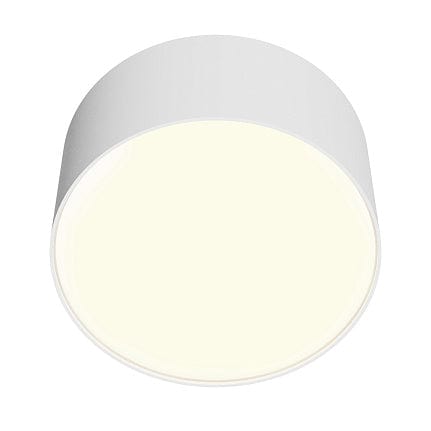 Petit Plafonnier Blanc Rond pour WC ou Couloir