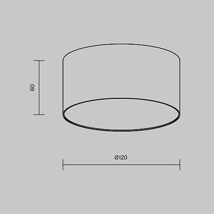 Petit Plafonnier Blanc Rond pour WC ou Couloir
