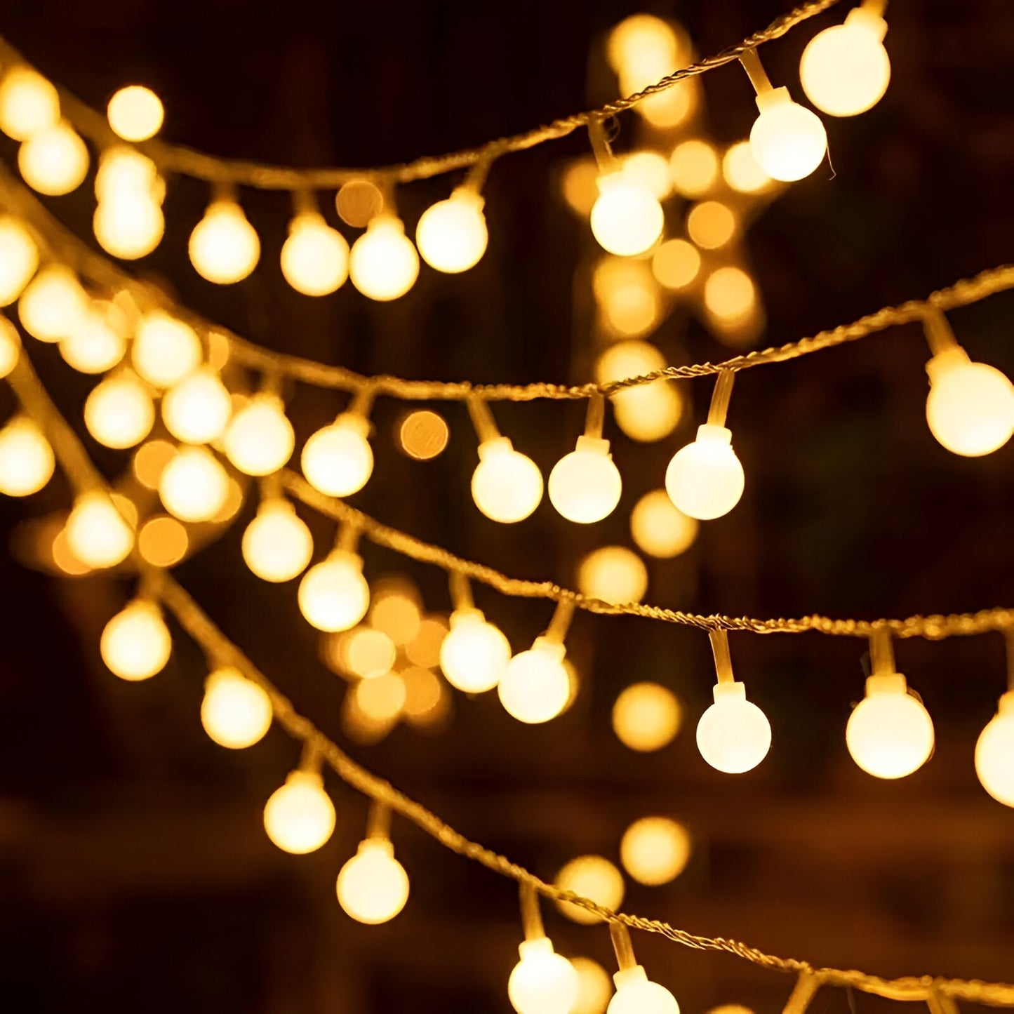 Guirlande Décorative à Boules LED – Éclat Festif pour Intérieur et Extérieur
